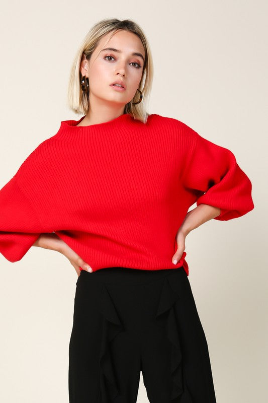 The Margot Red Sweater