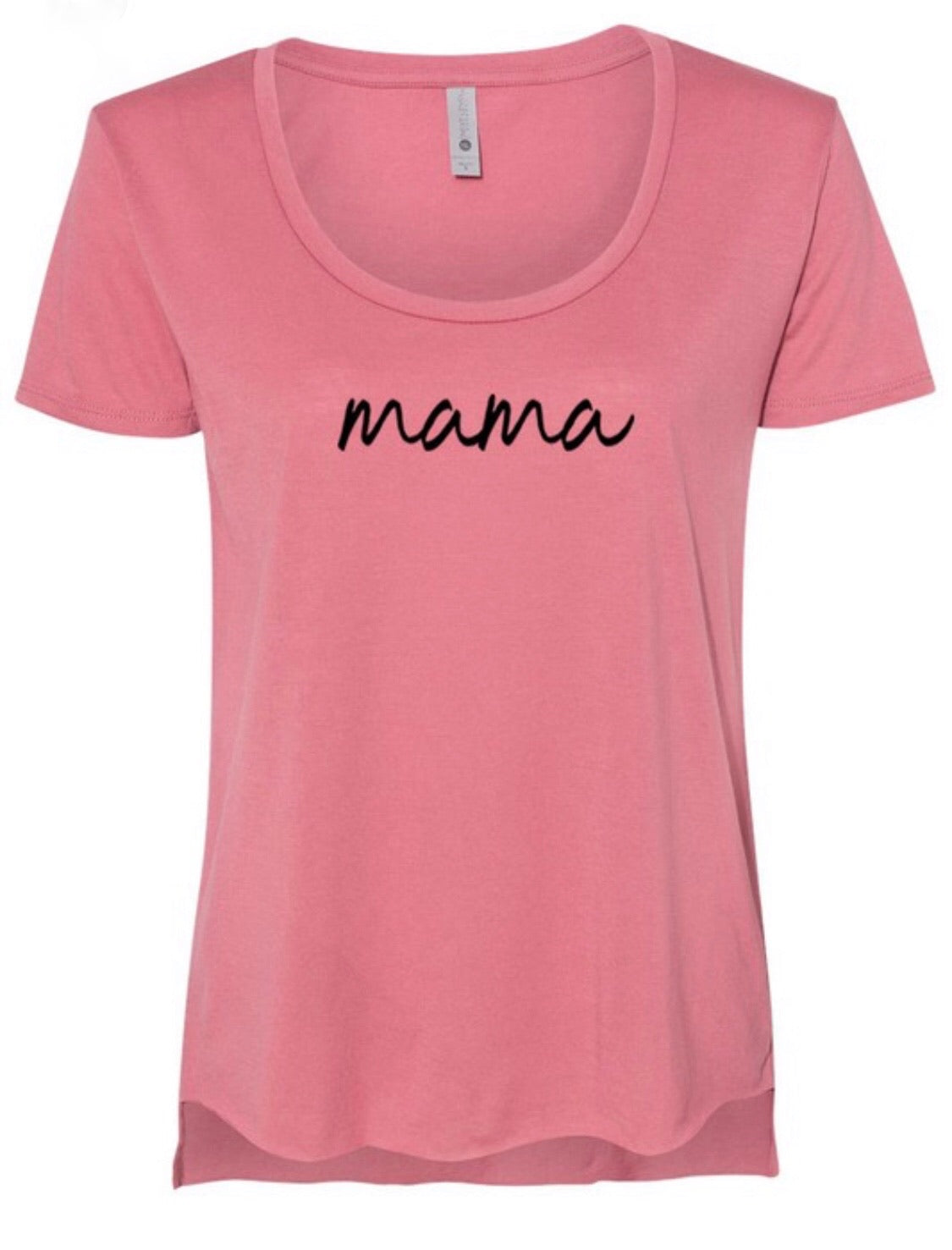 ‘Mama’ Tee - Coral Pink